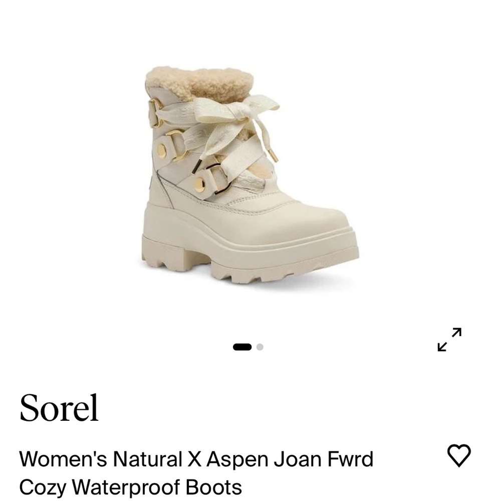 Sorel Women's Cream Winter Boots